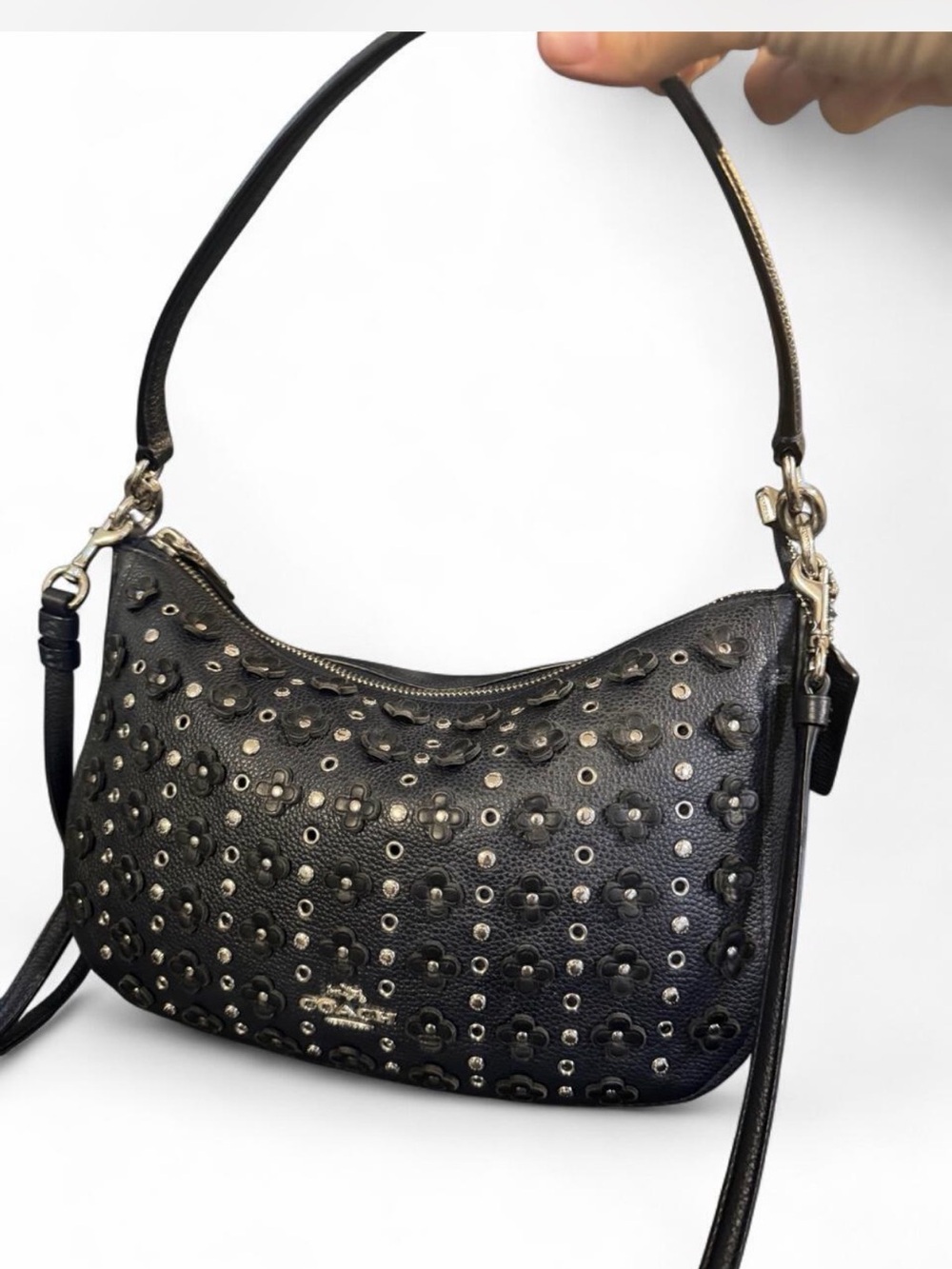 Coach Chelsea Crossbody Floral Rivets F37702